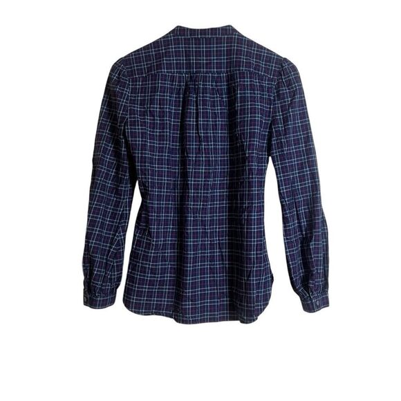 Untuckit for her collarless woven button down shirt - Picture 7 of 8
